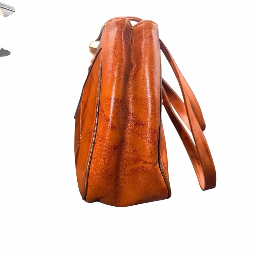 Sunshine Genuine Leather Brown Shoulder Bag Made in India